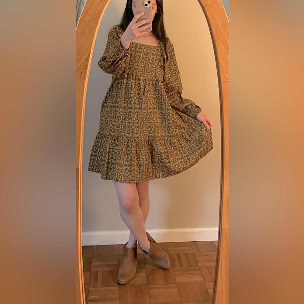 Universal Thread Square Neck Tiered Dress